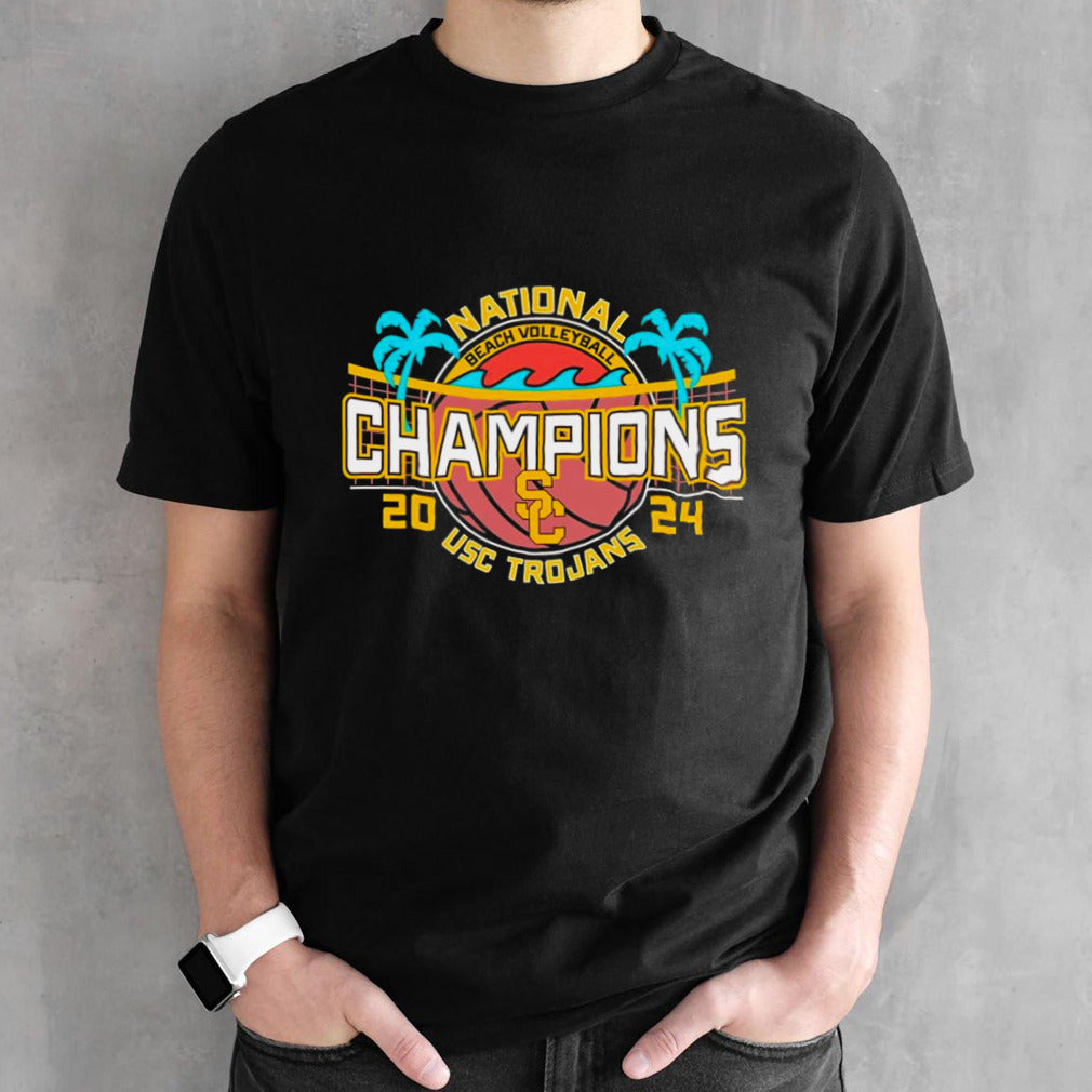 USC Trojans 2024 NCAA Beach Volleyball National Champions shirt