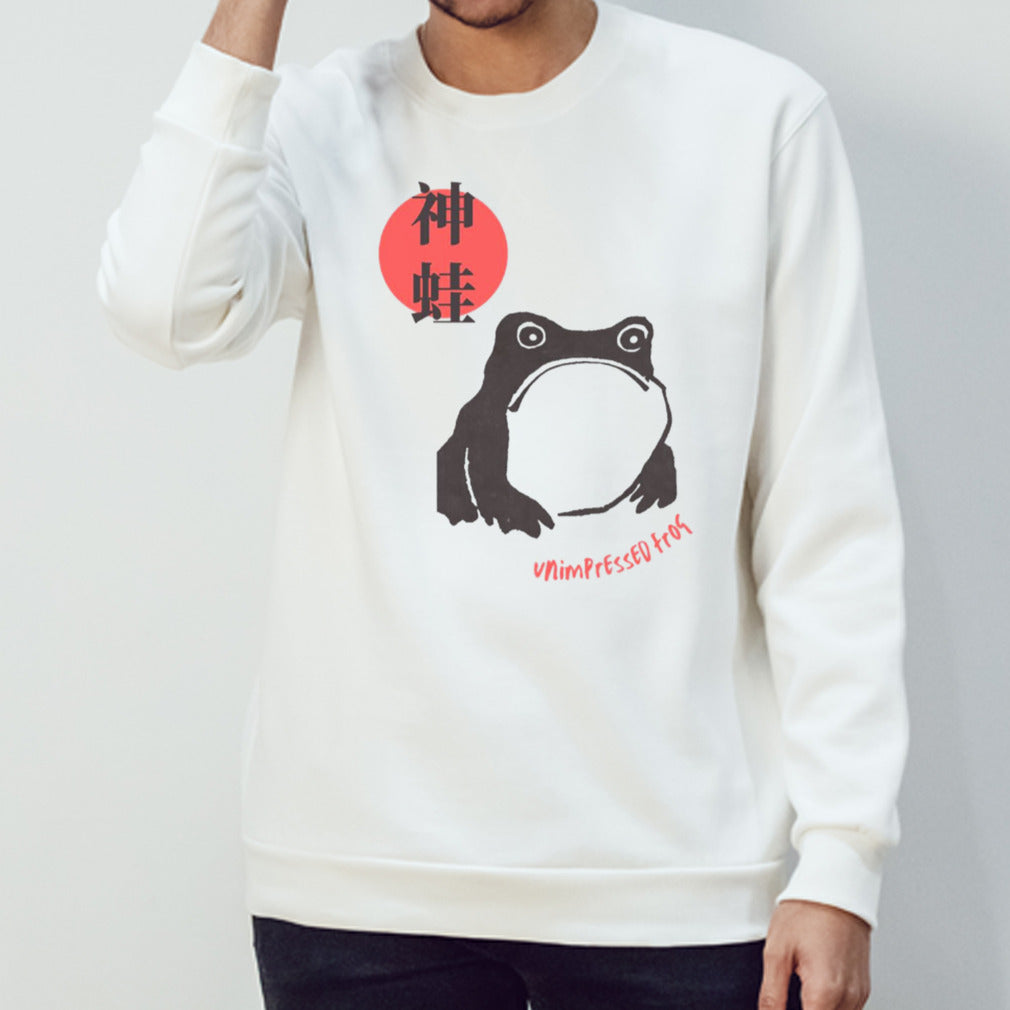Unimpressed Frog Japanese Art Iconic shirts