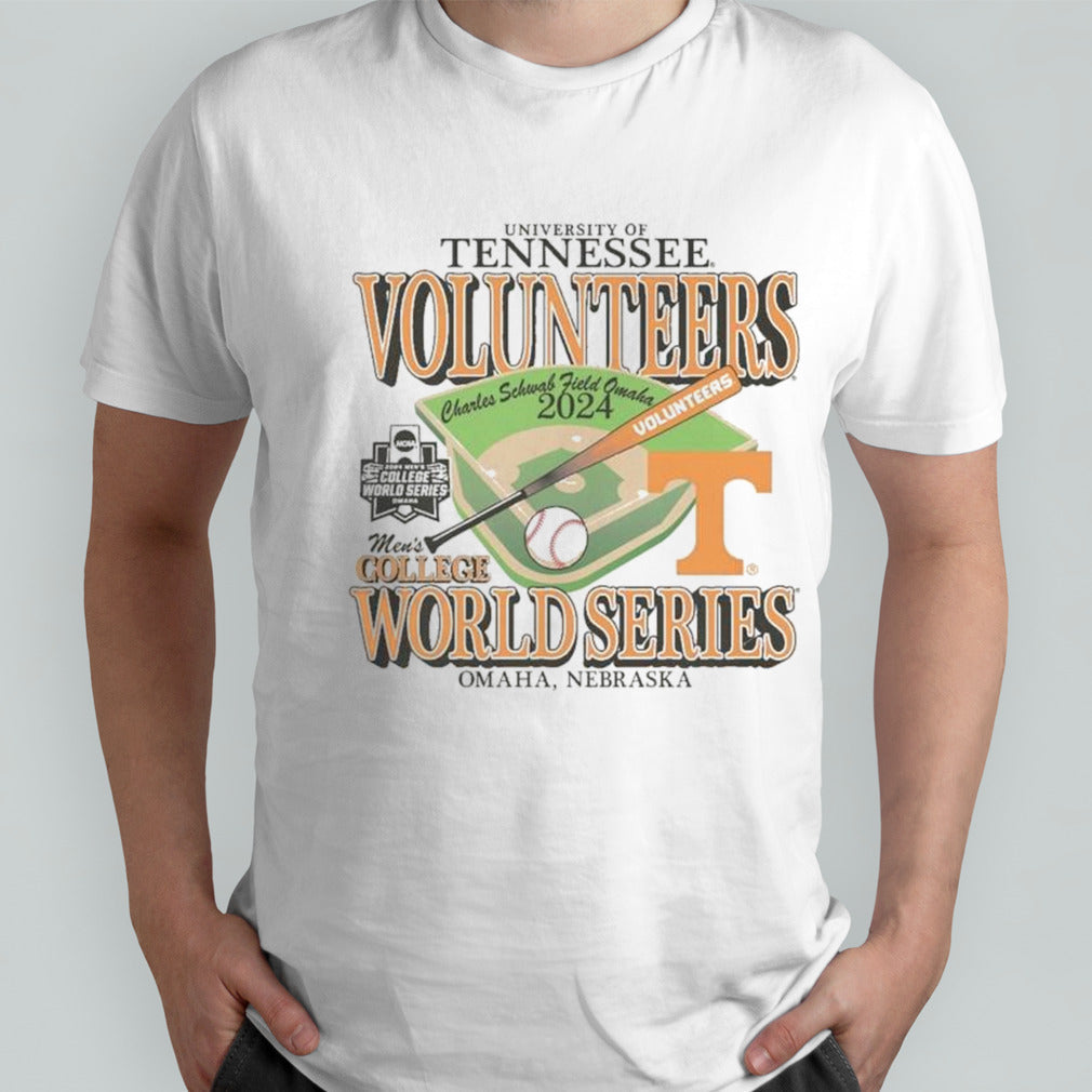 University Of Tennessee Volunteers Menâ€™s College World Series Omaha Nebraska 2024 T-shirt