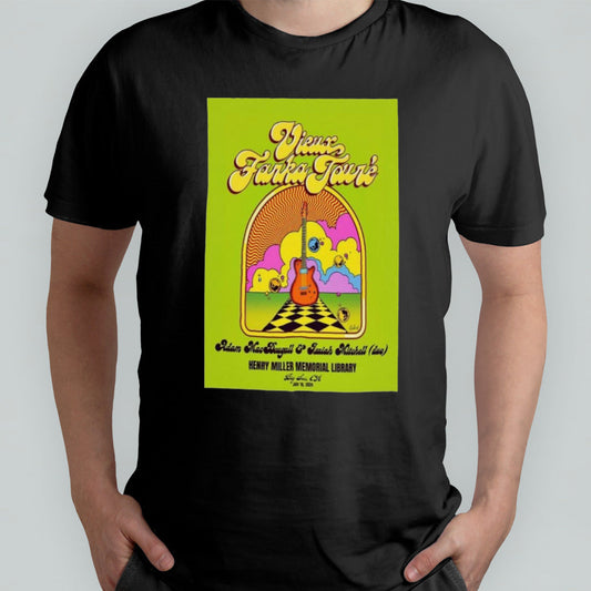 Vieux Farka TourÃ© July 18 2024 Henry Miller Memorial Library Big Sur CA Poster shirt