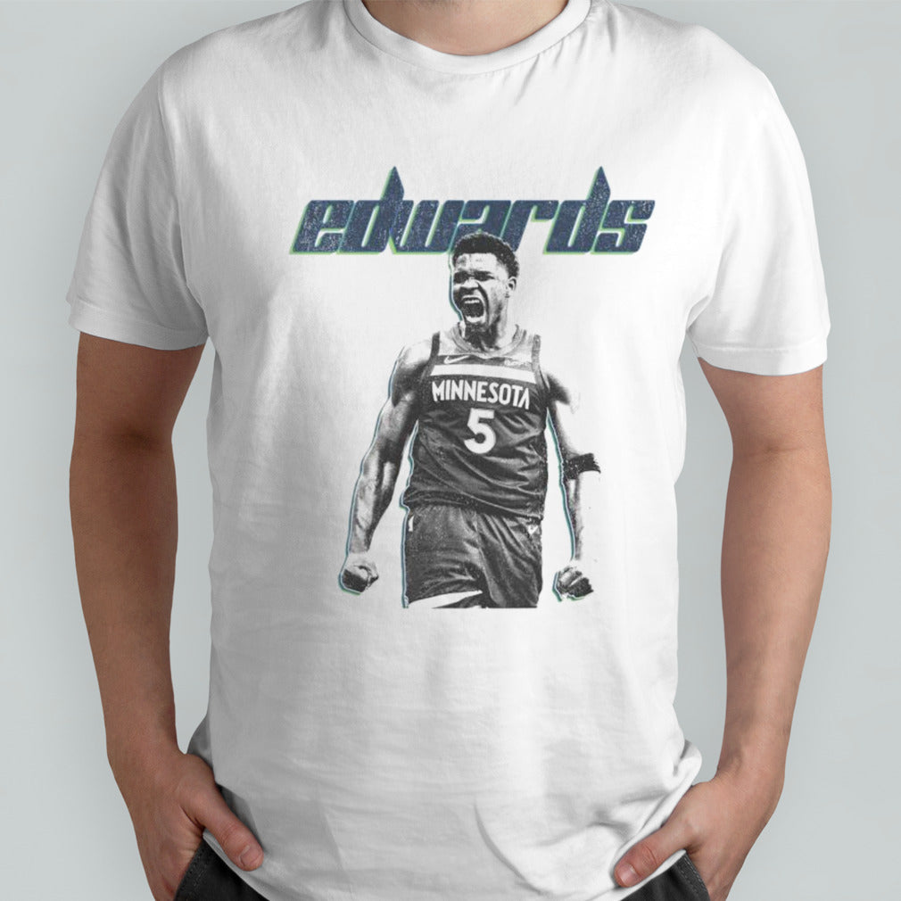 Vintage Anthony Edwards Minnesota Timberwolves shirts