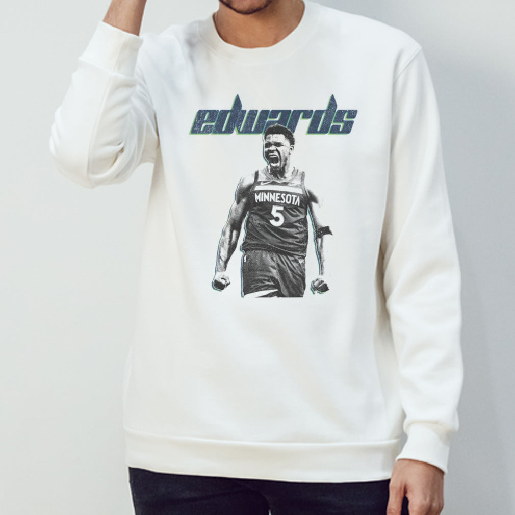 Vintage Anthony Edwards Minnesota Timberwolves shirts