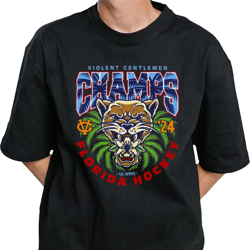 Violent Gentlemen Champs Florida Hockey 16 Wins 2024 Shirt