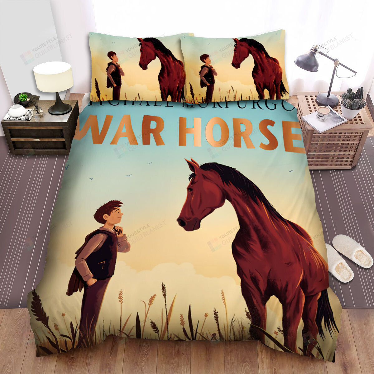 War Horse Movie Art 1 Bed Sheets Duvet Cover Bedding Setss