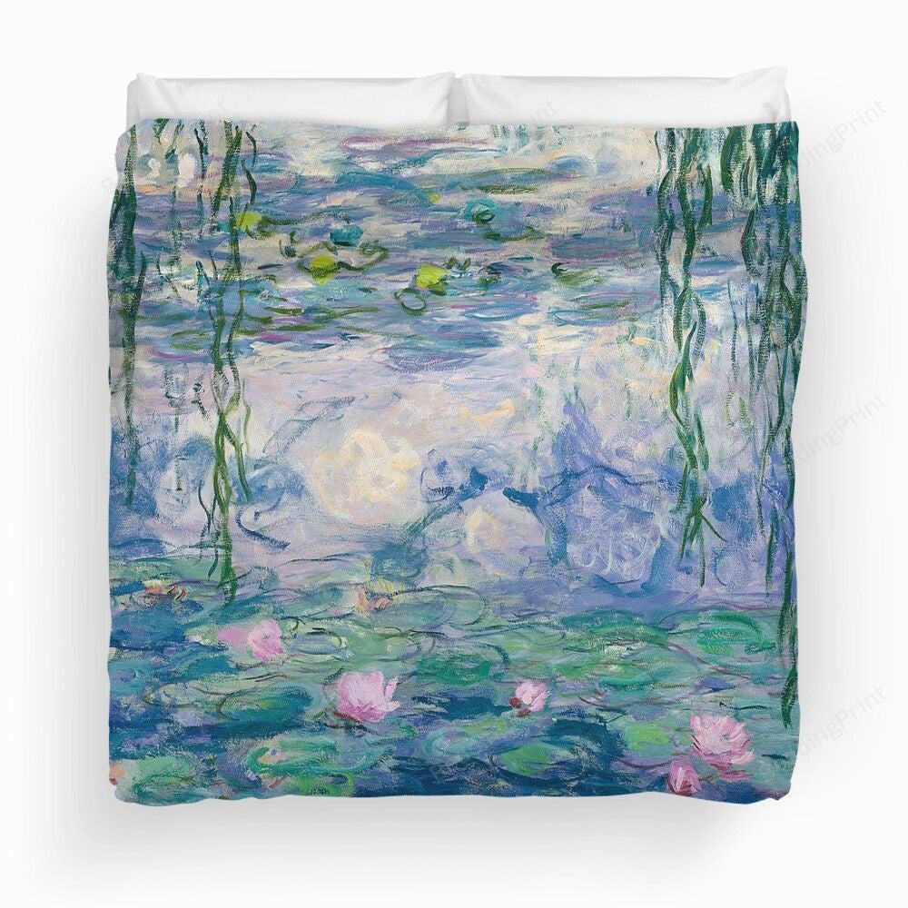 Water Lilies Painting By Claude Monet Fine Art Bedding Sets