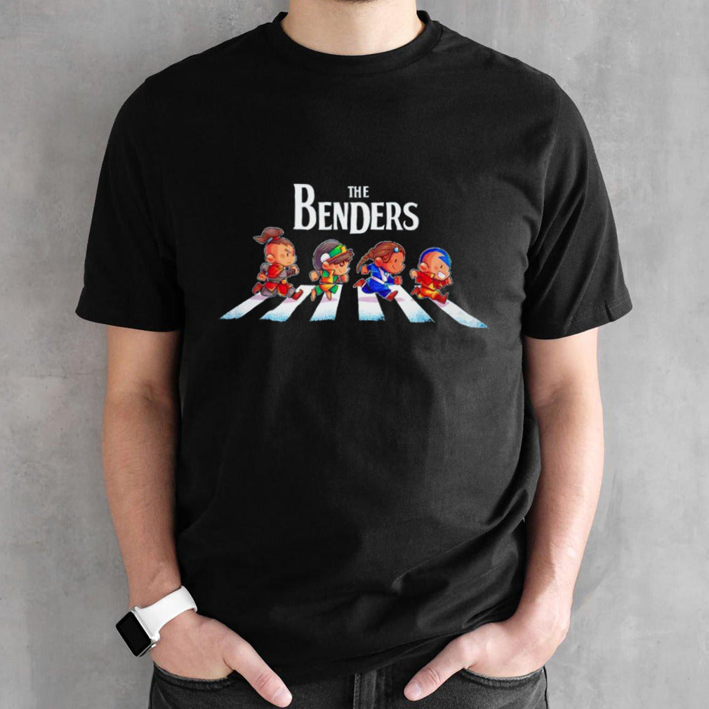 Zuko Toph Katara and Aang crossing Abbey Road shirts