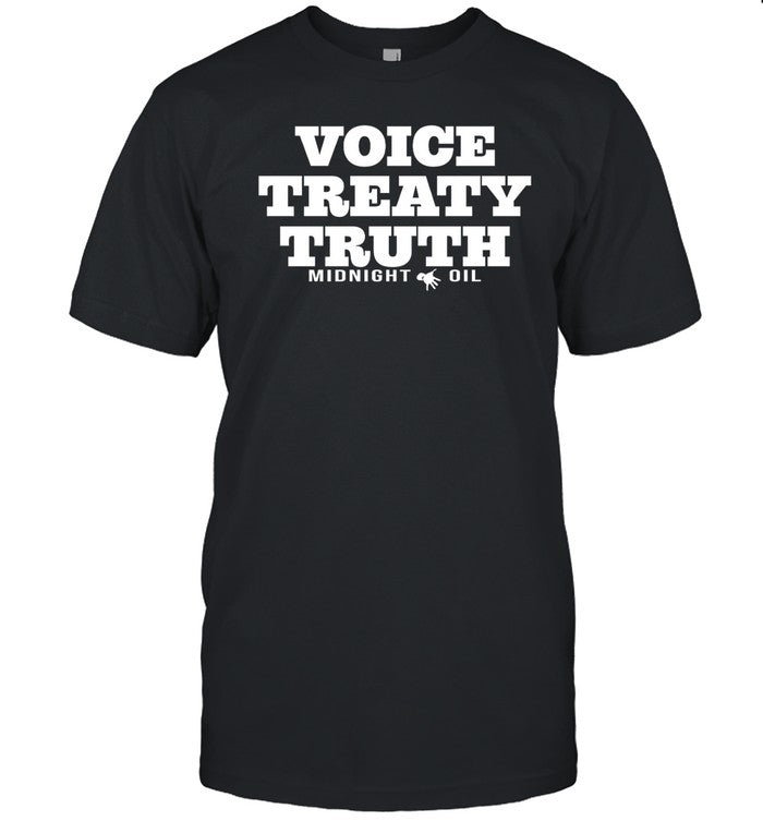 Voice Treaty Truth Midnight Oil Tee Shirt