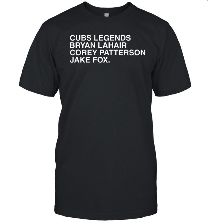 Obvious Shirts Cubs Legends Bryan Lahair Corey Patterson Jake Fox T Shirt