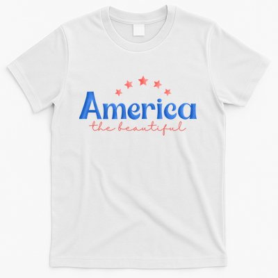 America The Beautiful 4th Of July Star T-Shirt