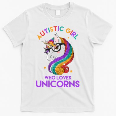 Autistic Who Loves Unicorns T-Shirt