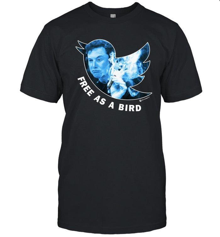 Free As A Bird Elon Musk Shirt