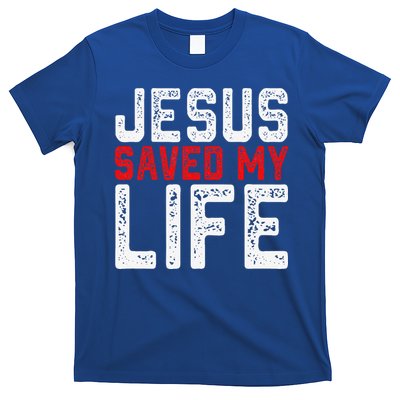 BOLD Christian Gift Jesus Saved My Life T-Shirt