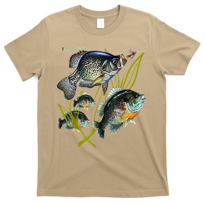 Black Fly Crappie Bluegill Fishing Panfish Flies Jig T-Shirt