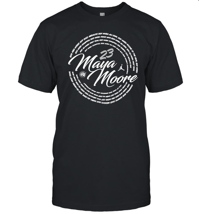 Minnesota Lynx Caitlin Clark Rocks A Maya Moore Warmup Tee Shirt