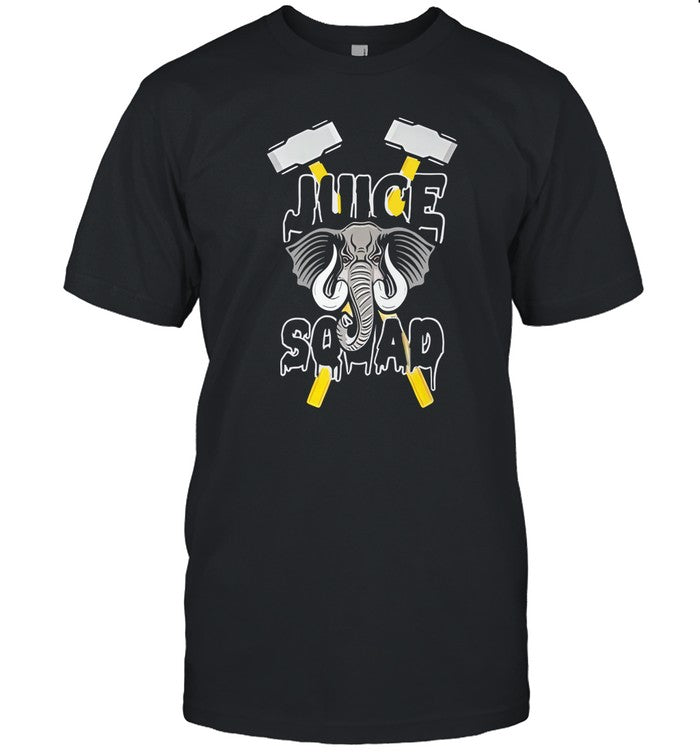ChrisKapilovic Wearing Juice Squad Elephant Tee