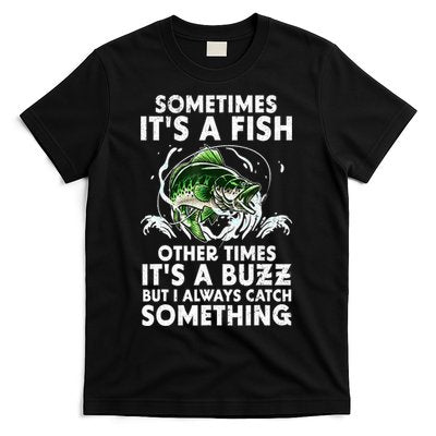 Cool Fishing Design For Fisher Fishing Rod Fish Fisherman Gift T-Shirt