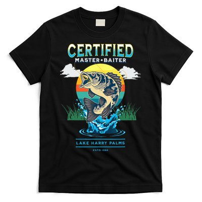 Certified Master Baiter Funny Fishing T-Shirt