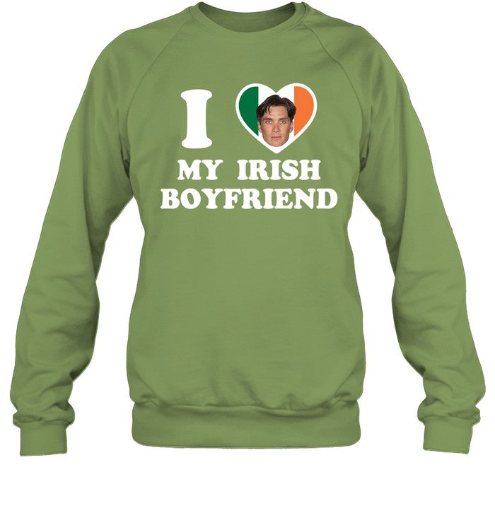 I Heart My Irish Boyfriend Cillian Murphy Hoodie