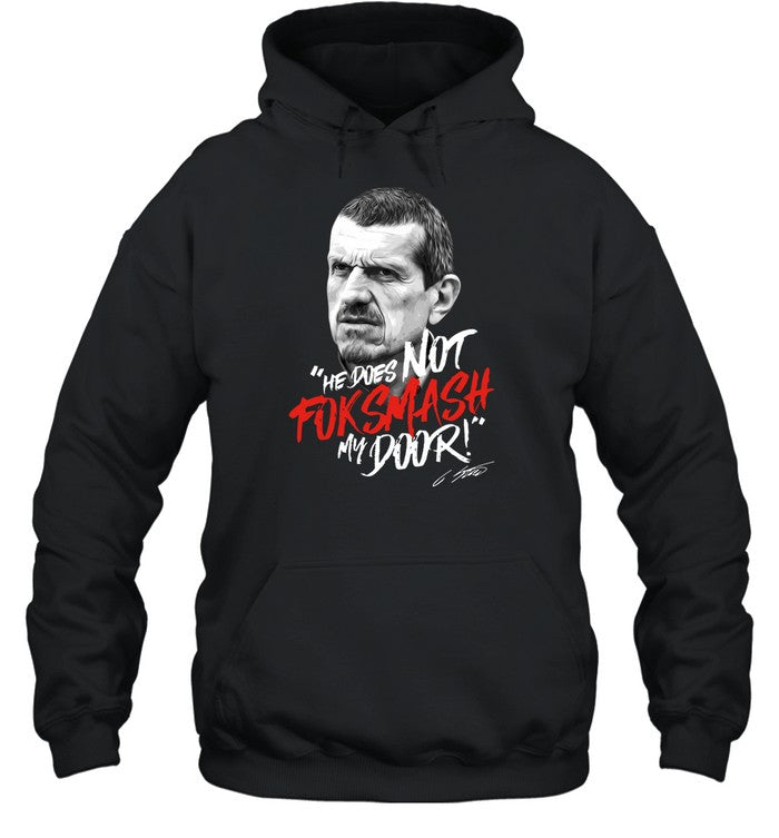 He Does Not Foksmash My Door Hoodie
