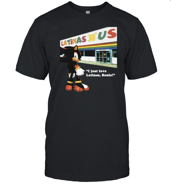 Mamono World Latinas R Us I Just Love Latinas Sonic Tee