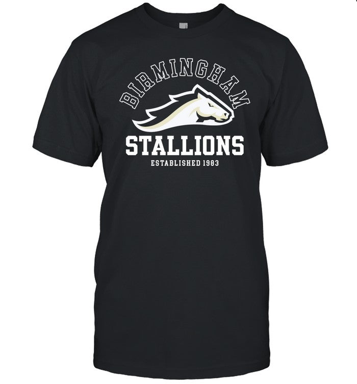 Willie And Chad Wearing Michael Strahan Birmingham Stallions Tee Shirt