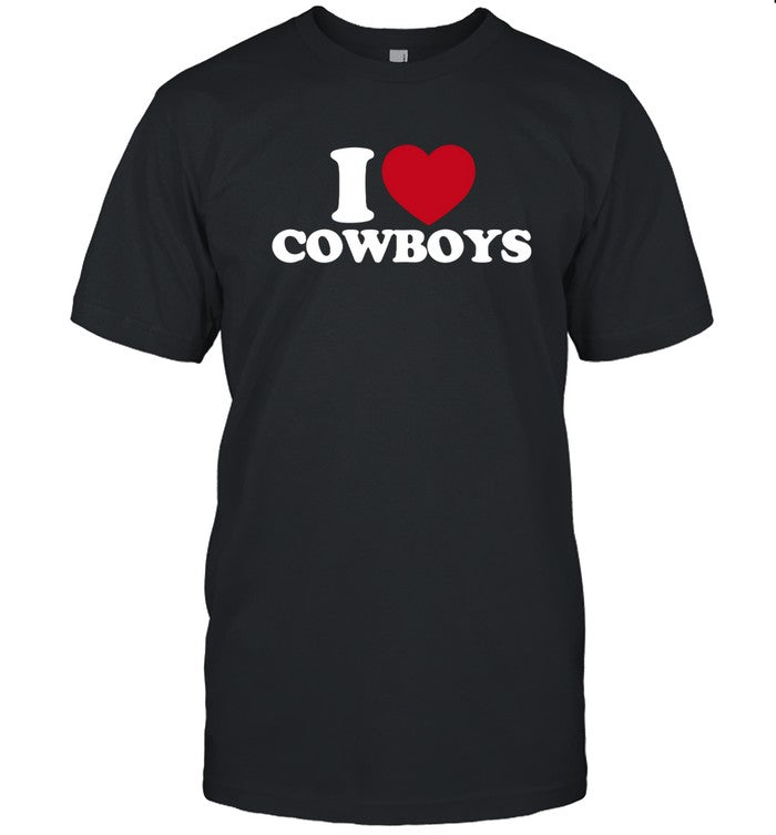 I Love Cowboys Shirt