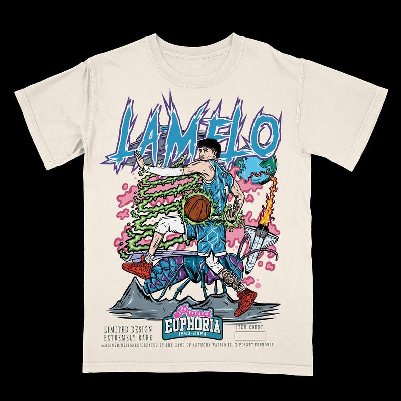 LaMelo Ball Euphoria Planet Shirt, Basketball Shirt, Graphic T-shirt ,Gift For Women, Gift For Men, Fall tee Crewneck Clothing