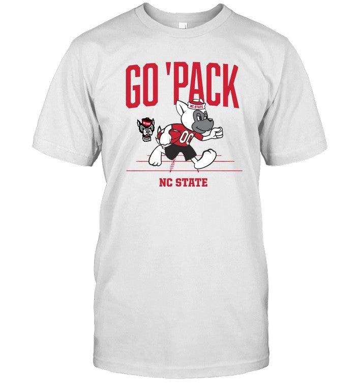 NC State Football Go Pack Mascot Shirt