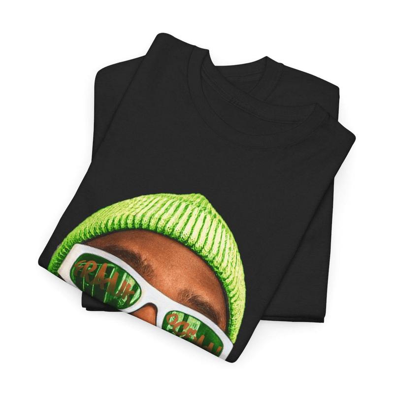 Frank Blonded Inspired Vintage Graphic Tee Heavy Cotton 100% Cotton T-Shirt Singer's Face Art Shirt For Fashion, Unisex Cotton T-Shirt Gift For All