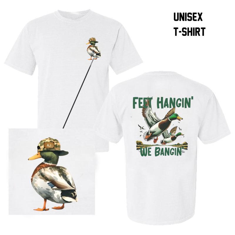 Hunting and Fishing Life T-Shirt_ Duck Hunting Shirt_ Duck Hunter_ Hunting and Fishing Outdoor Sports Shirt_ Gift for Hunter_ Fathers Day Menswear Top