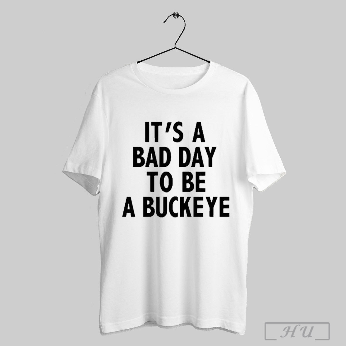 Swanky Wolverine Wearing Its A Bad Day To Be A Buckeye T Shirt Sweatshirt