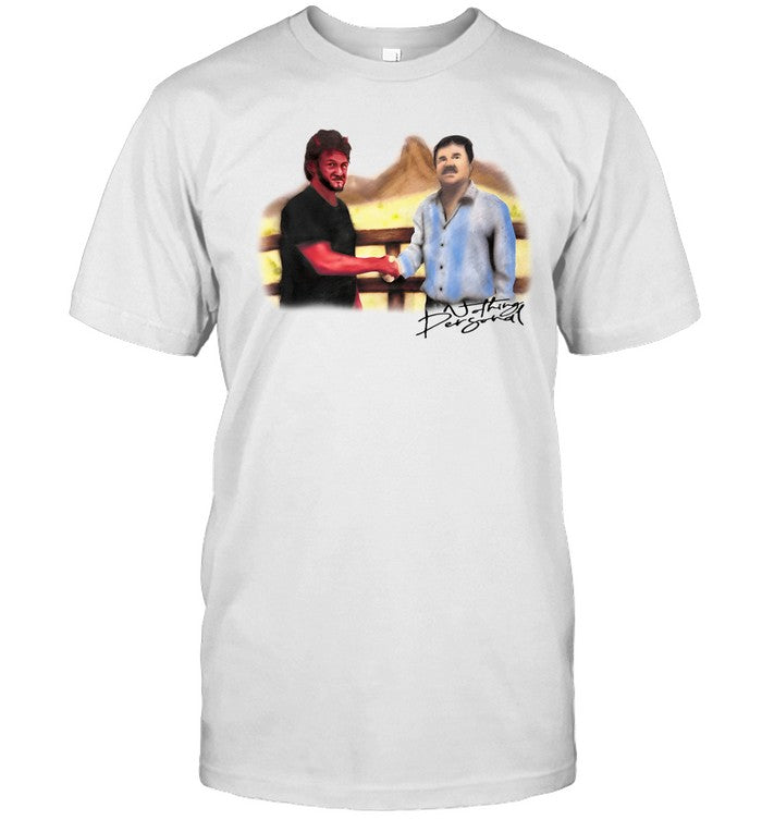 Nothing Personal Store Deal With The Devil El Chapo Vs Sean Penn Shirt