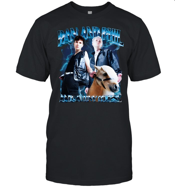 Dan And Phil And A Tiny Horseâ€¬ Metal shirt