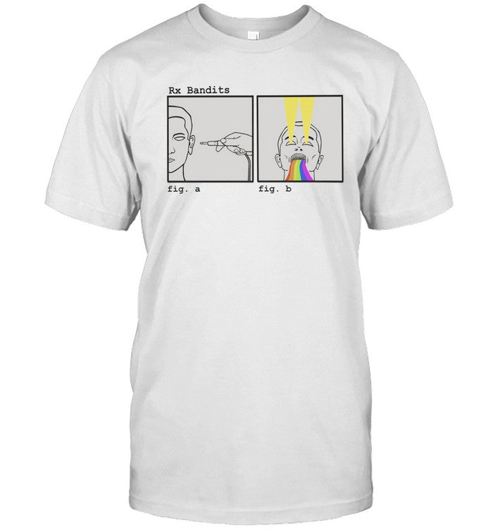 RX Bandits Plug Into The Rainbow Natural T-Shirt