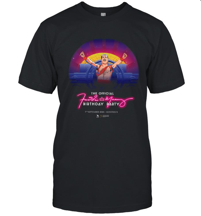 Freddie Mercury 78Th Birthday Party T Shirt Limited