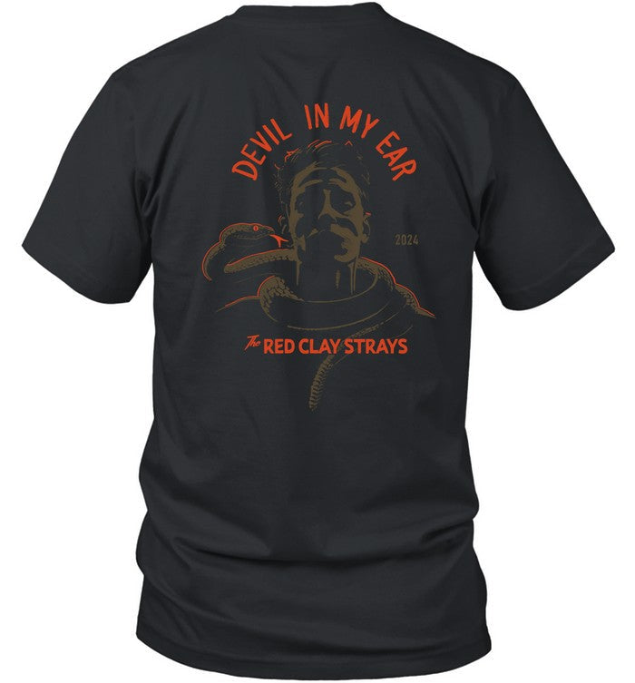 T-Shirt Red Clay Strays Devil In My Ear Limited