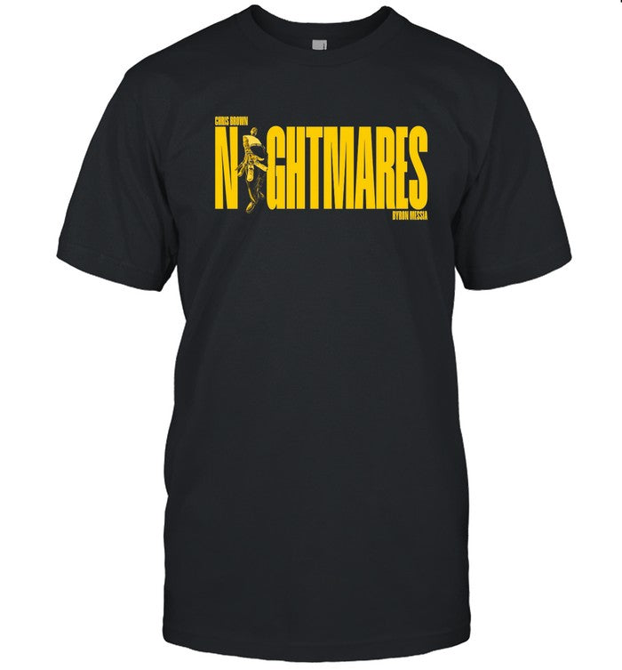 Chris Brown Nightmares Byron Messia 2023 T Shirt_1