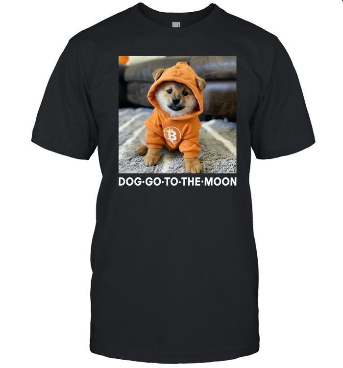 Leonidas Dog Coin Go To The Moon T Shirt