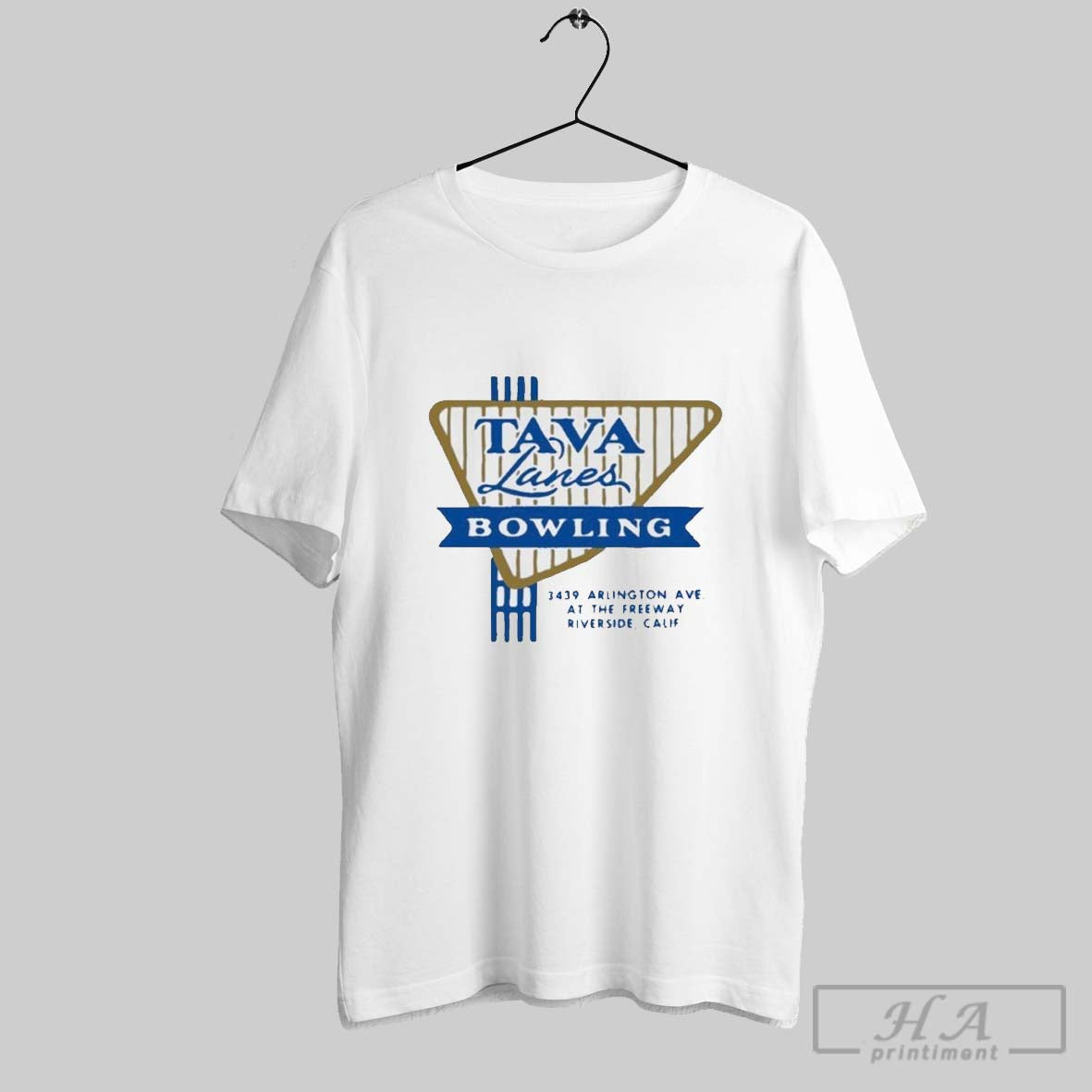 Tava Lanes Riverside Ca Vintage Bowling Alley Shirt