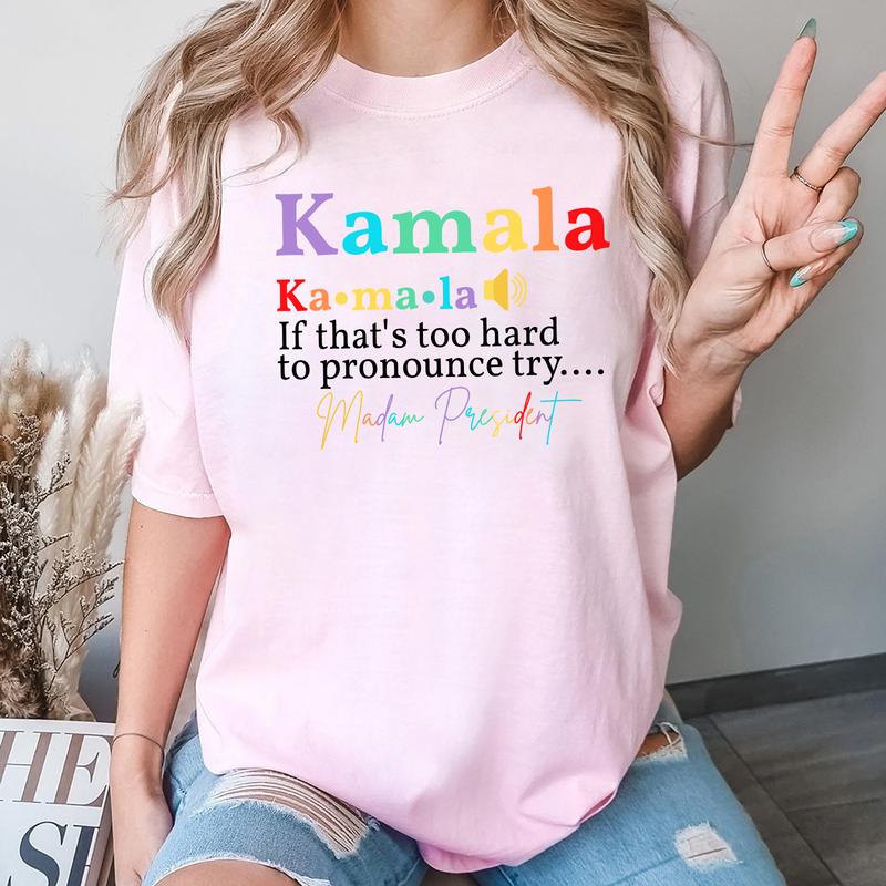 Madam President Tshirt, Kamala Harris 2024 Shirt, Anti Trump, Kamala Rally, Harris 2024 Shirt, Presidential Election 2024, Democrat Party T-shirt, Vote Democrat, Vote Blue