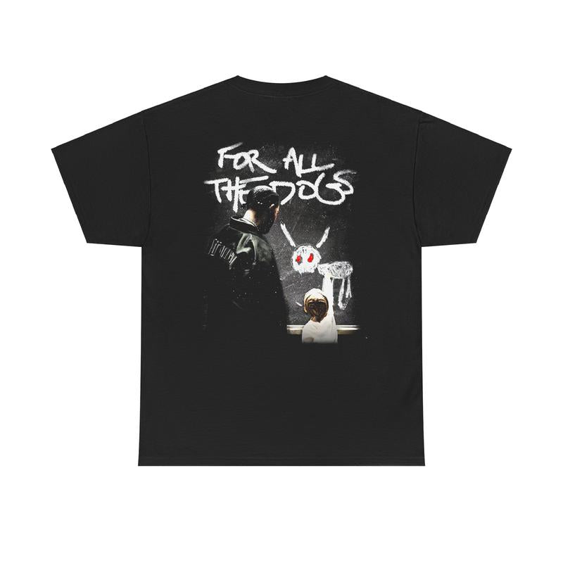 Drake FATD For All The Dogs Drizzy- Heavy Cotton Graphic T-Shirt Tshirt Shirt HipHop Rap Tee Casual Classic Menswear Retro Top Vintage Comfy Streetwea