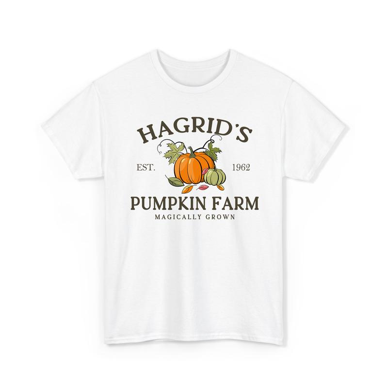 Hagrid's Pumpkin Patch Fall Shirt - Sweatshirt - Hoodie, Hagrid's Pumpkin Patch Fall Shirt, Pumpkin Patch Shirt, Fall Tee, HP Fan Gift, Potterhead Gift, Halloween Tee, Full Color, For Men, For Women, Casual, Classic Fashion, Full Sizes, Tee Print