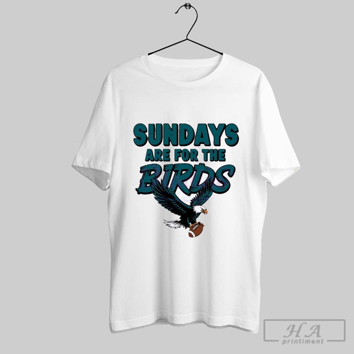 Sunday Are For The Birds Focus Bird Gang Gameday Football T Shirt