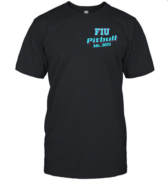 FIU Pitbull Stadium Black Short Shirt
