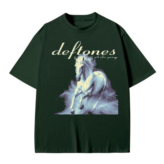 Deftones WHITE PONY Vintage Style Shirt Cotton Decoration Menswear Top