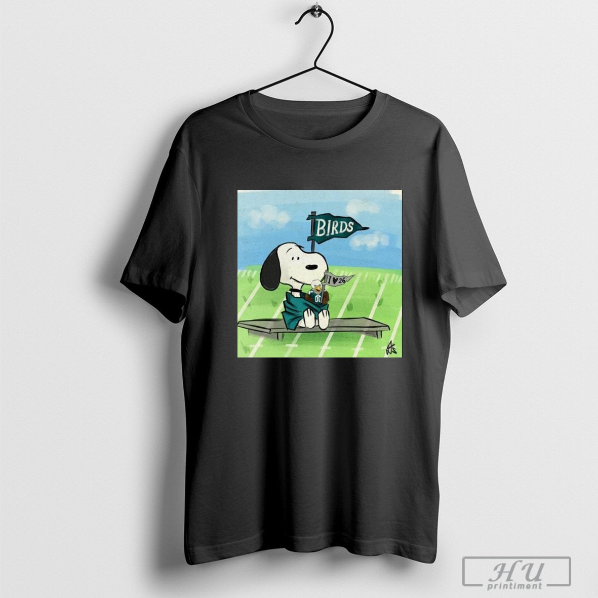 Snoopy Philadelphia Eagles Birds I Love 26 Flag 2024 Shirt