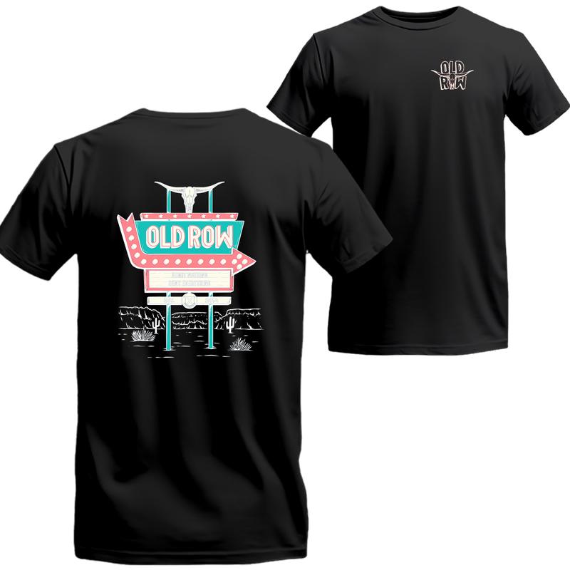 Local Boy Outfitters  Old Row Retro Sign T-Shirt, Unisex T-shirt For Men, For Women, Best choice, Menswear Top, Beer Shirt, Unisex T-shirt For Men, Fo