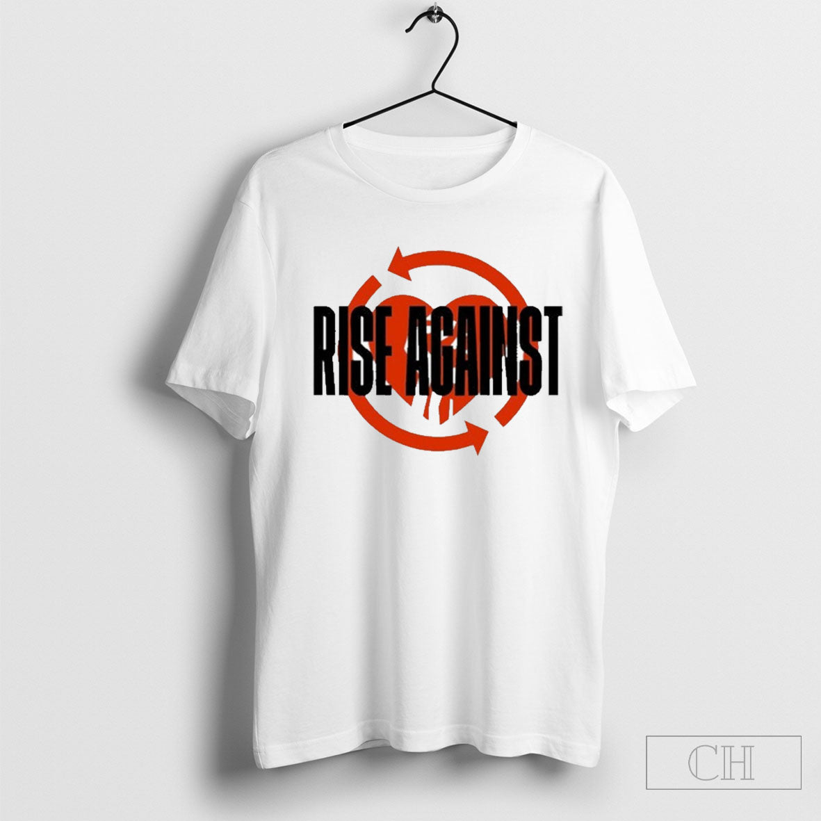 Rise Against Red Heartfist Label Pullover