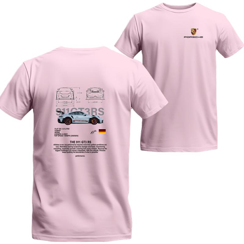 Porsche 911 GT3 RS T-Shirt, Crewneck Shirt, Best choice, Menswear Top, porsche shirt Underwear Streetwear