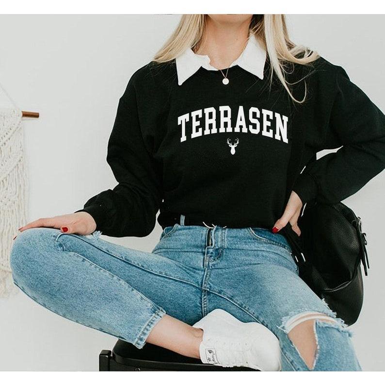Original Design, Terrasen Sweatshirt, Throne of Glass sweater, Gift for the Rhysand Fan Girl, ACOTAR Merch, Aelin Galathynius, iprintasty